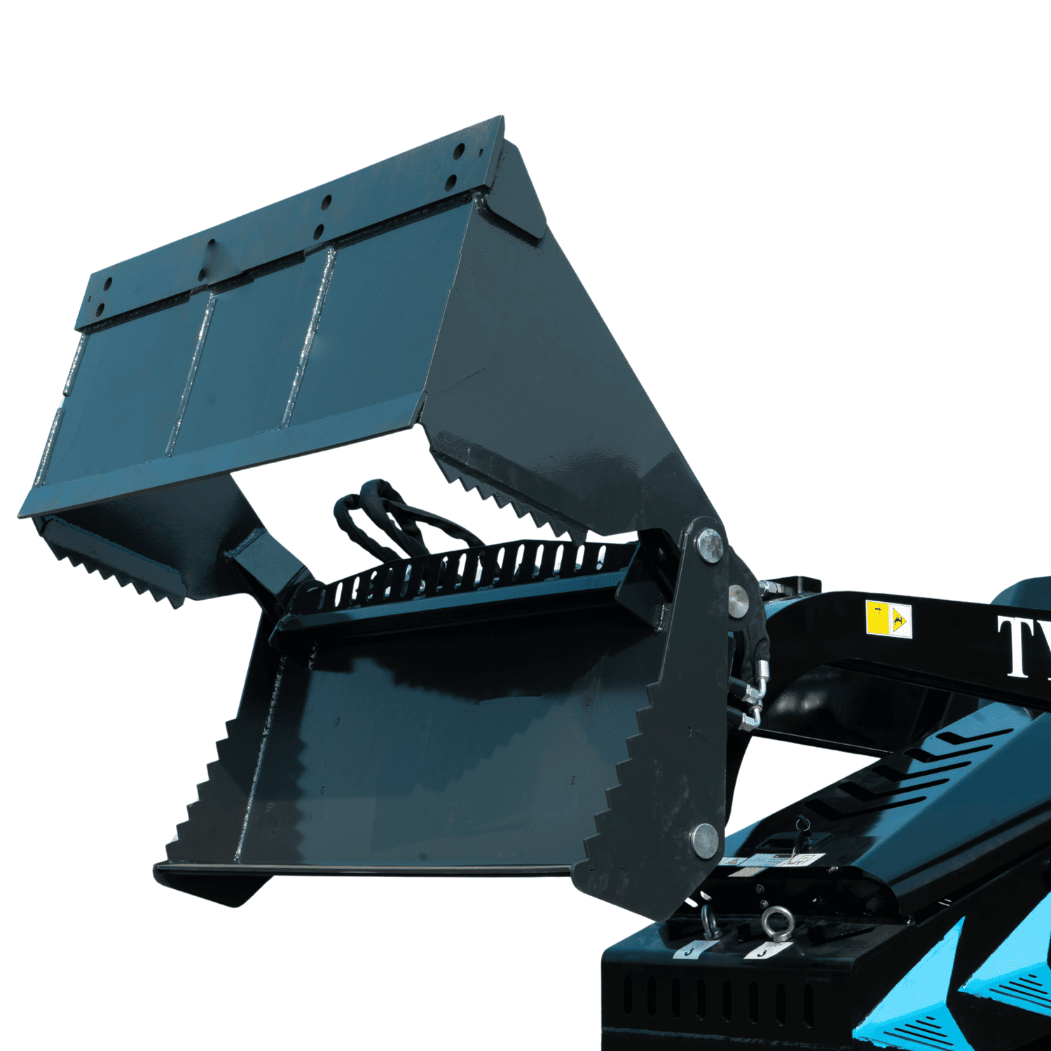 4-In-1 Bucket Combo Mini Skid Steer attachment for TYPHON STOMP X1300 & STOMP 509 - Image 8