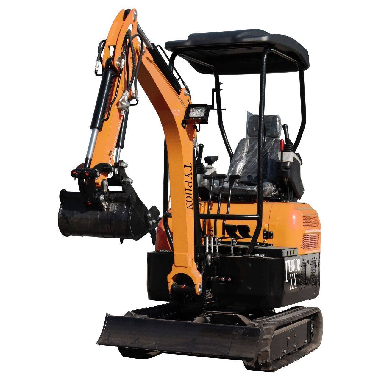 2025 4,000 lb TYPHON TERROR XX Mini Excavator Rubber Track with Kubota D902 Diesel Engine USA - Image 7