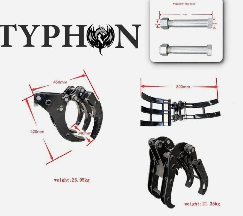 11-in-1 Mini Excavator Attachment Combo Kit All Essential Tools for Worksites - Image 3