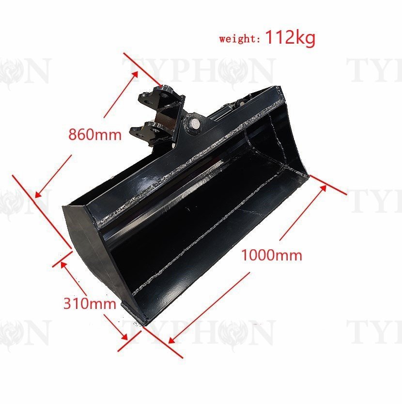 Excavator Attachment Tilt Bucket 39" Hydraulic Tilting Bucket 1000mm Heavy Duty TERROR X2 PRO - Image 5