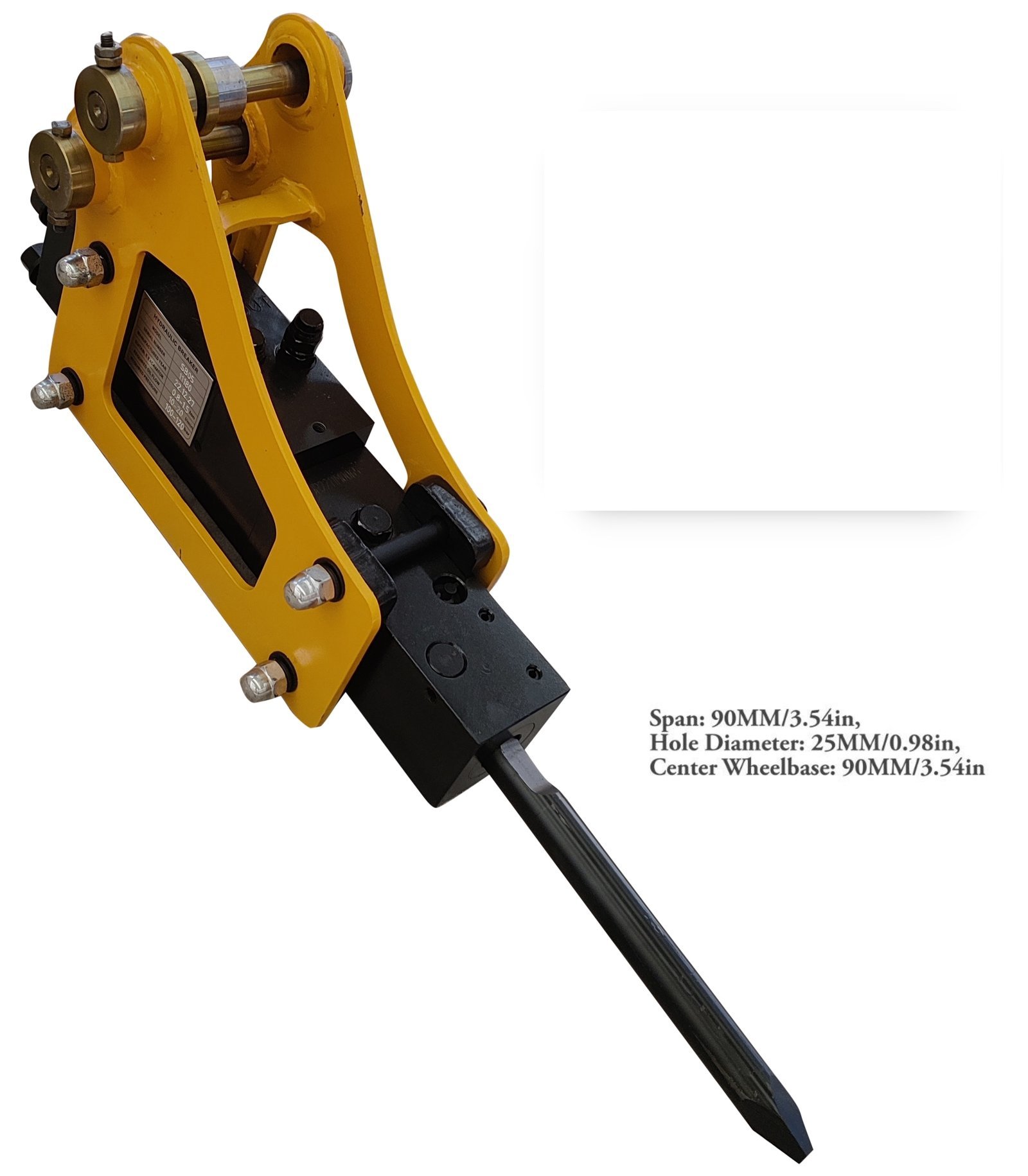 TYPHON Attachments Hydraulic Break Hammer Attachment for Mini Digger USA - Image 6