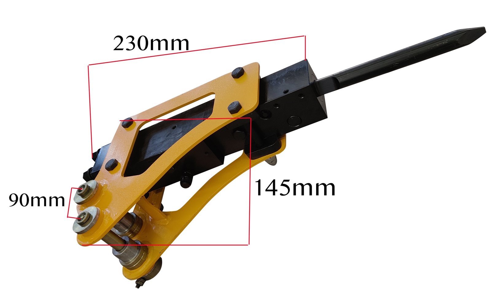 TYPHON Attachments Hydraulic Break Hammer Attachment for Mini Digger USA - Image 7