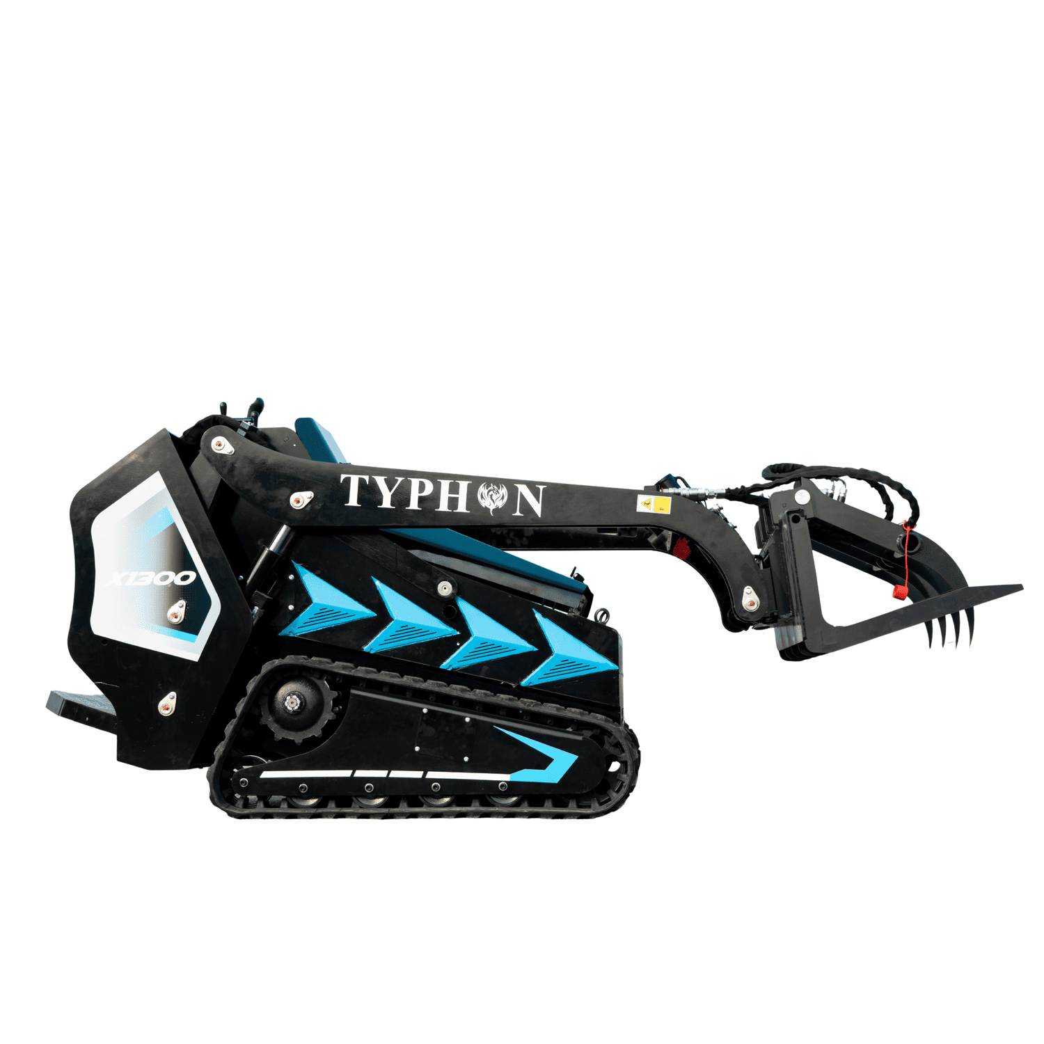 Hydraulic Wood Grabber Attachment Mini Skid Steer TYPHON STOMP X1300 & STOMP 509 - Image 9