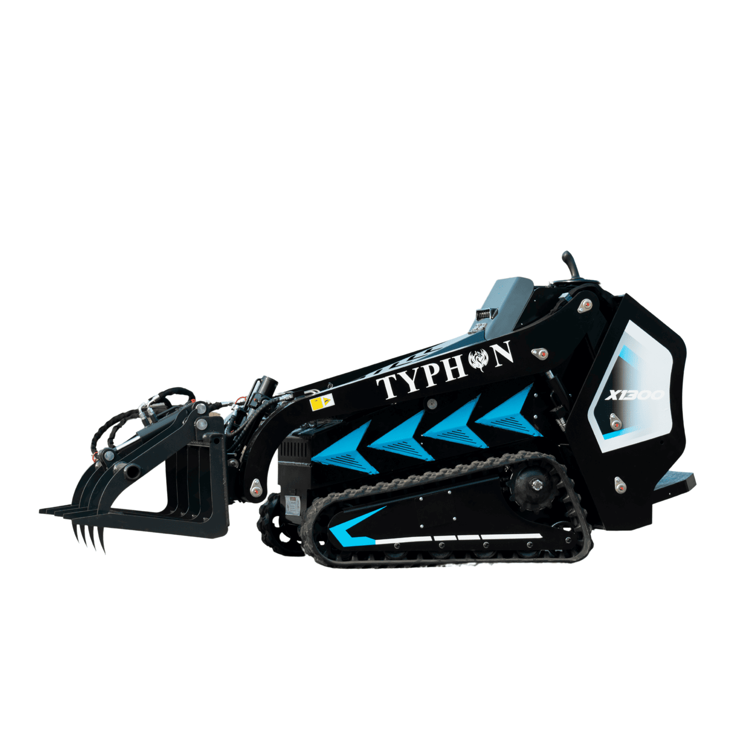 Hydraulic Wood Grabber Attachment Mini Skid Steer TYPHON STOMP X1300 & STOMP 509 - Image 7