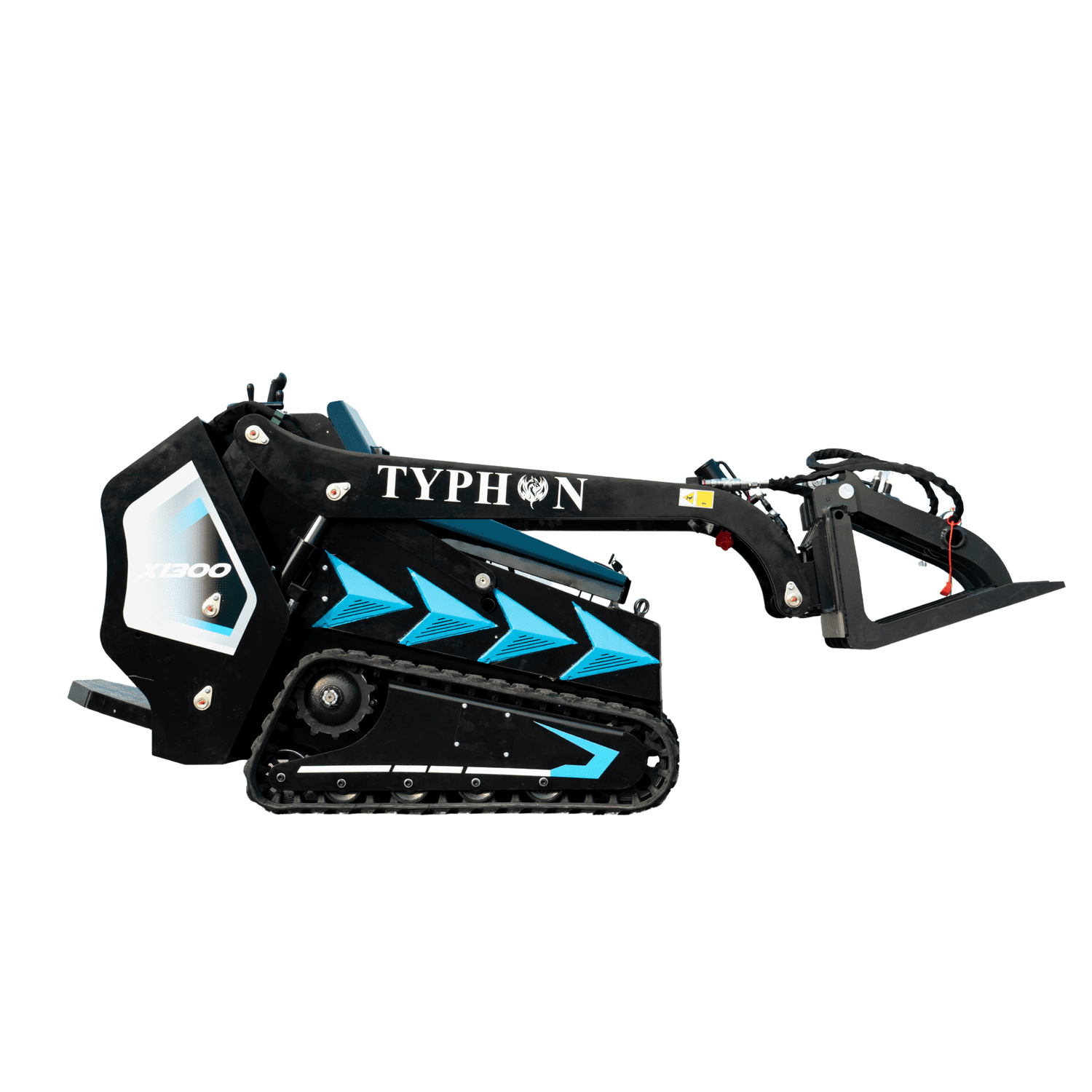 Hydraulic Wood Grabber Attachment Mini Skid Steer TYPHON STOMP X1300 & STOMP 509 - Image 6