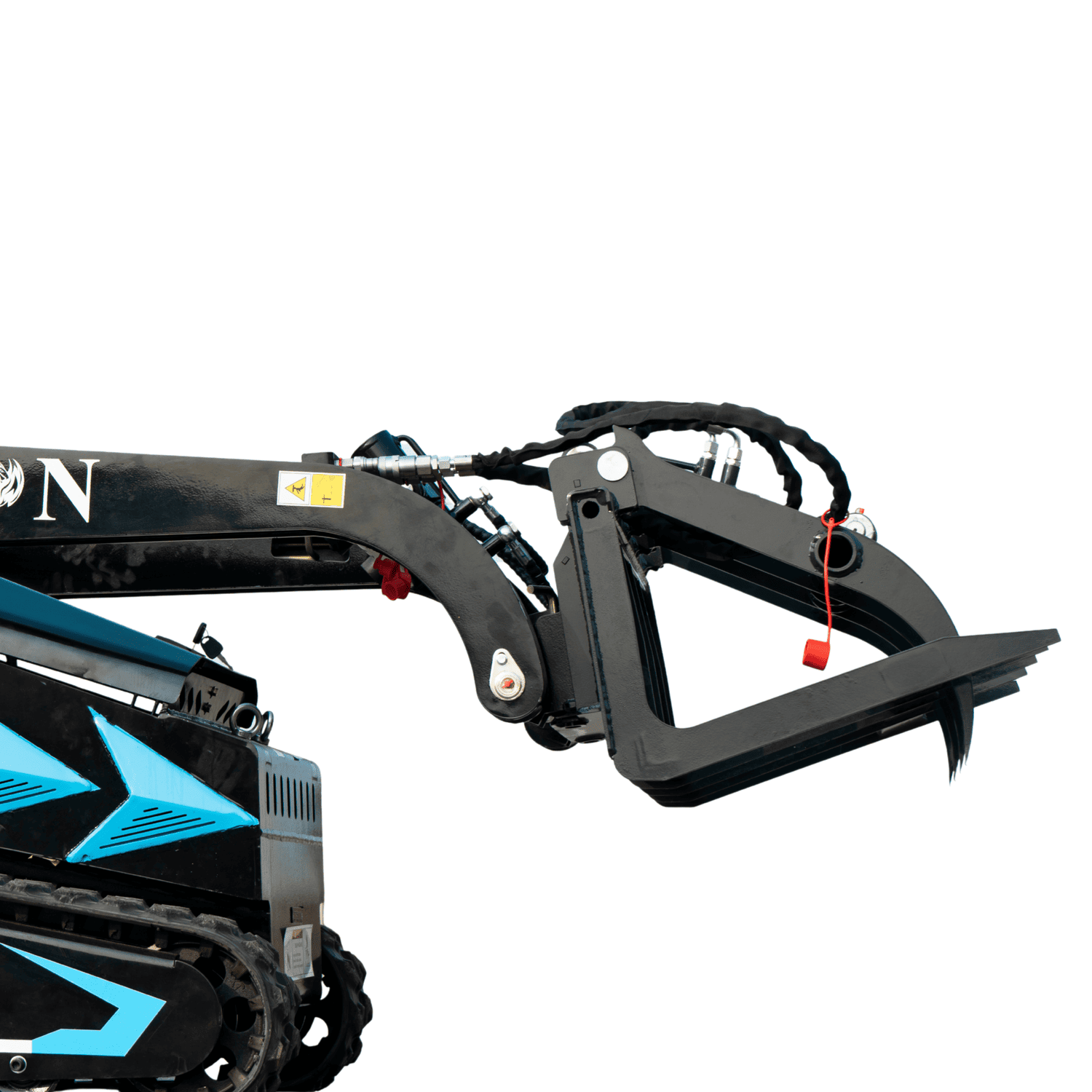 Hydraulic Wood Grabber Attachment Mini Skid Steer TYPHON STOMP X1300 & STOMP 509 - Image 5