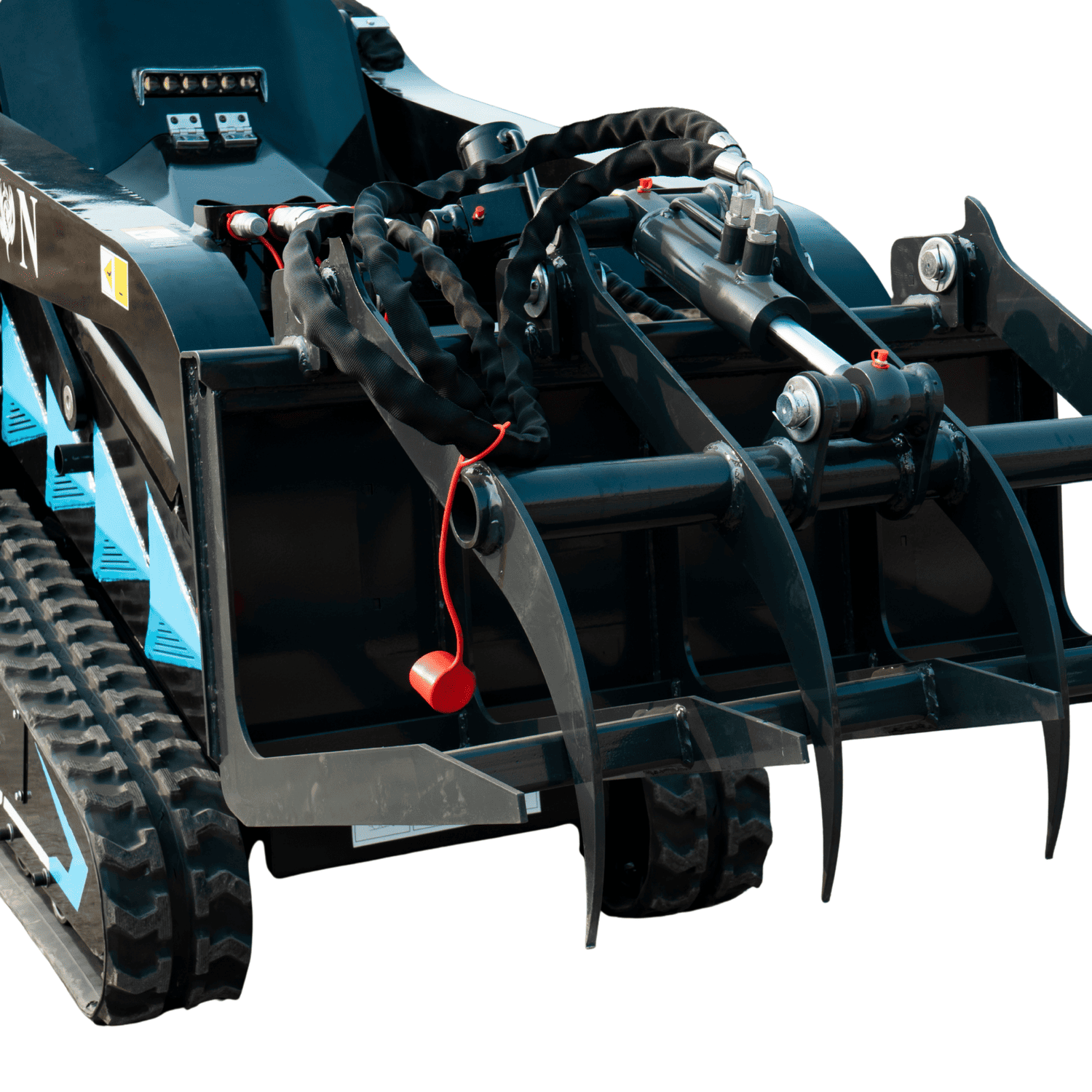 Hydraulic Wood Grabber Attachment Mini Skid Steer TYPHON STOMP X1300 & STOMP 509 - Image 3