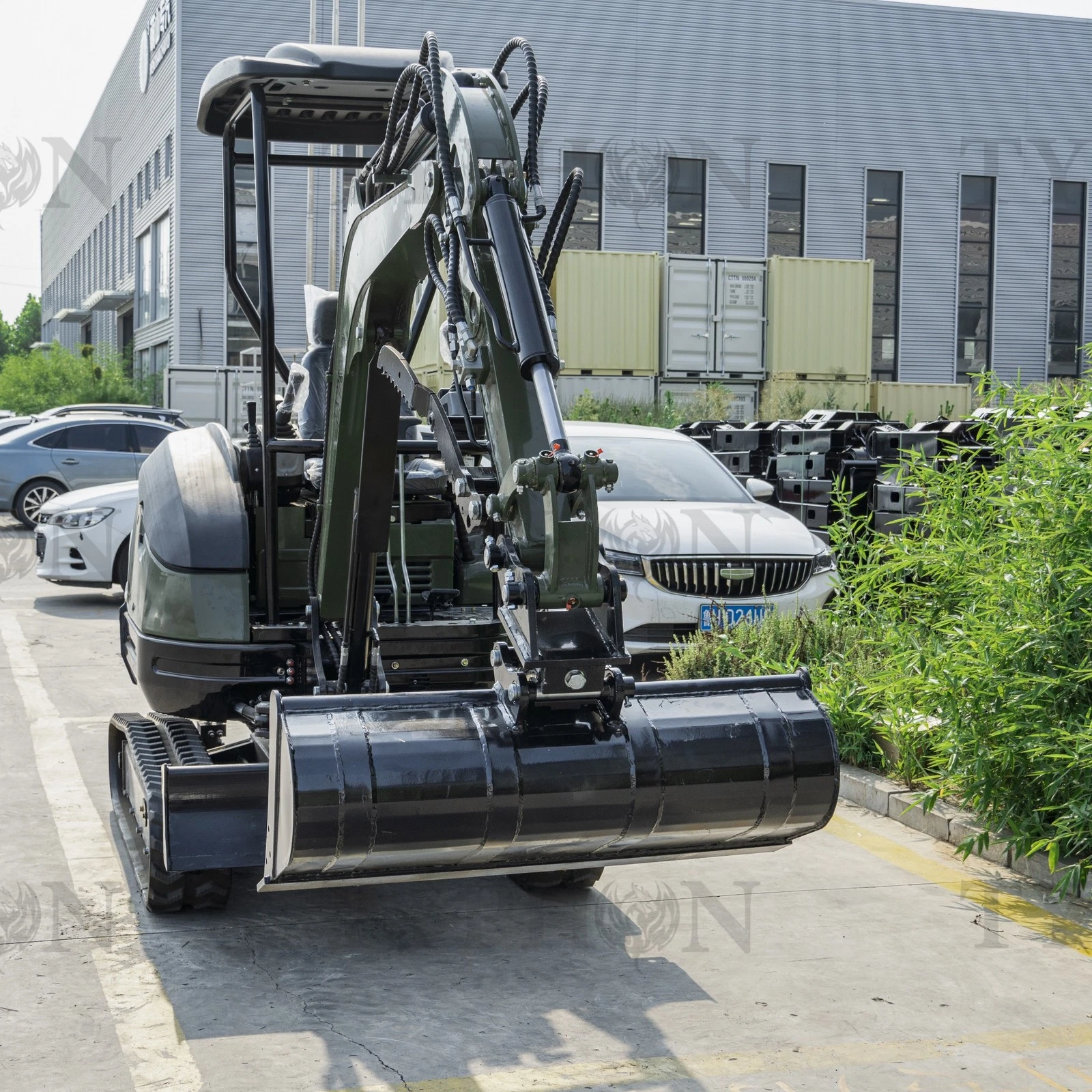 1000mm Leveling Bucket Attachment For 2-3 ton Mini Excavator Digging Bucket - Image 4