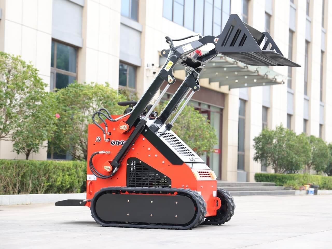 Rock Bucket Attachment for TYPHON Mini Skid Steer Loader USA - Image 6