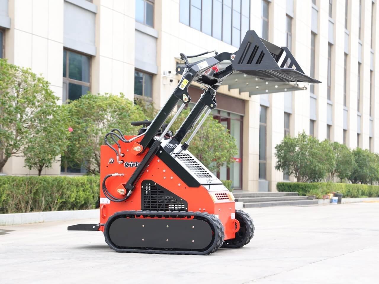 Rock Bucket Attachment for TYPHON Mini Skid Steer Loader USA - Image 9
