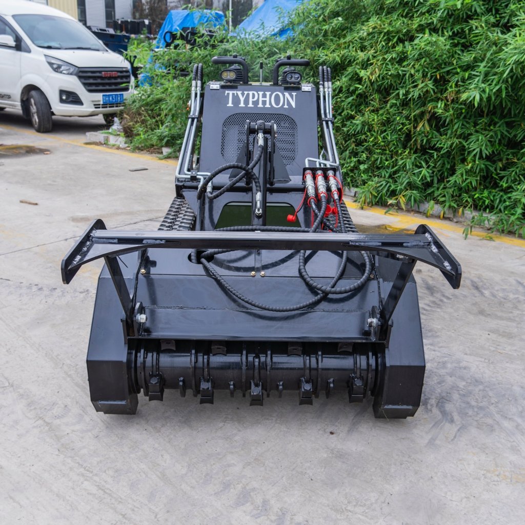 Mulcher Attachment for all TYPHON Mini Skid Steer Loaders USA - Image 3
