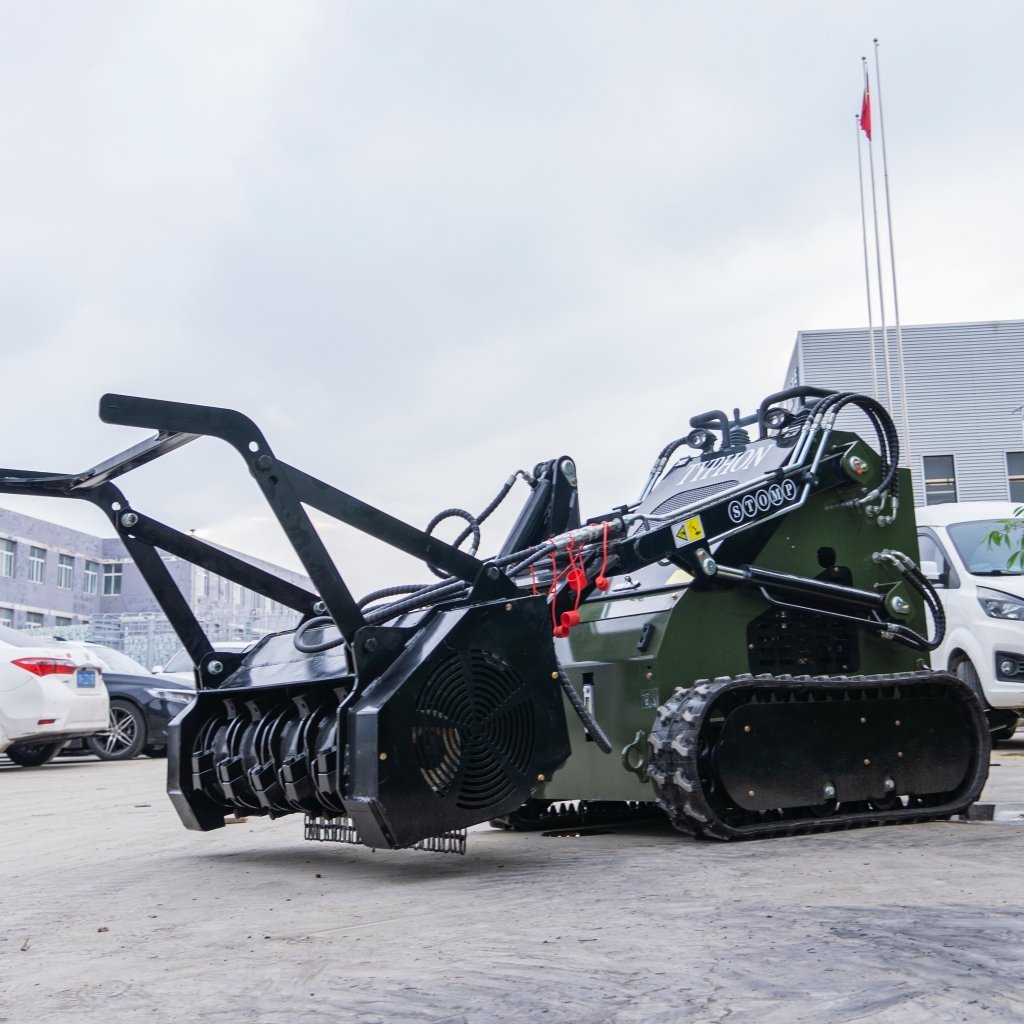 Mulcher Attachment for all TYPHON Mini Skid Steer Loaders USA - Image 6