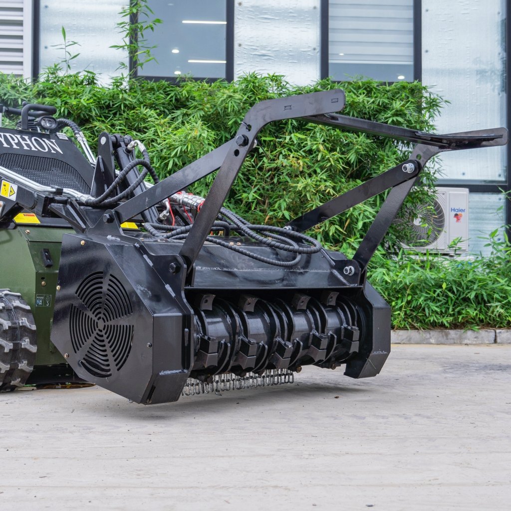 Mulcher Attachment for all TYPHON Mini Skid Steer Loaders USA - Image 7