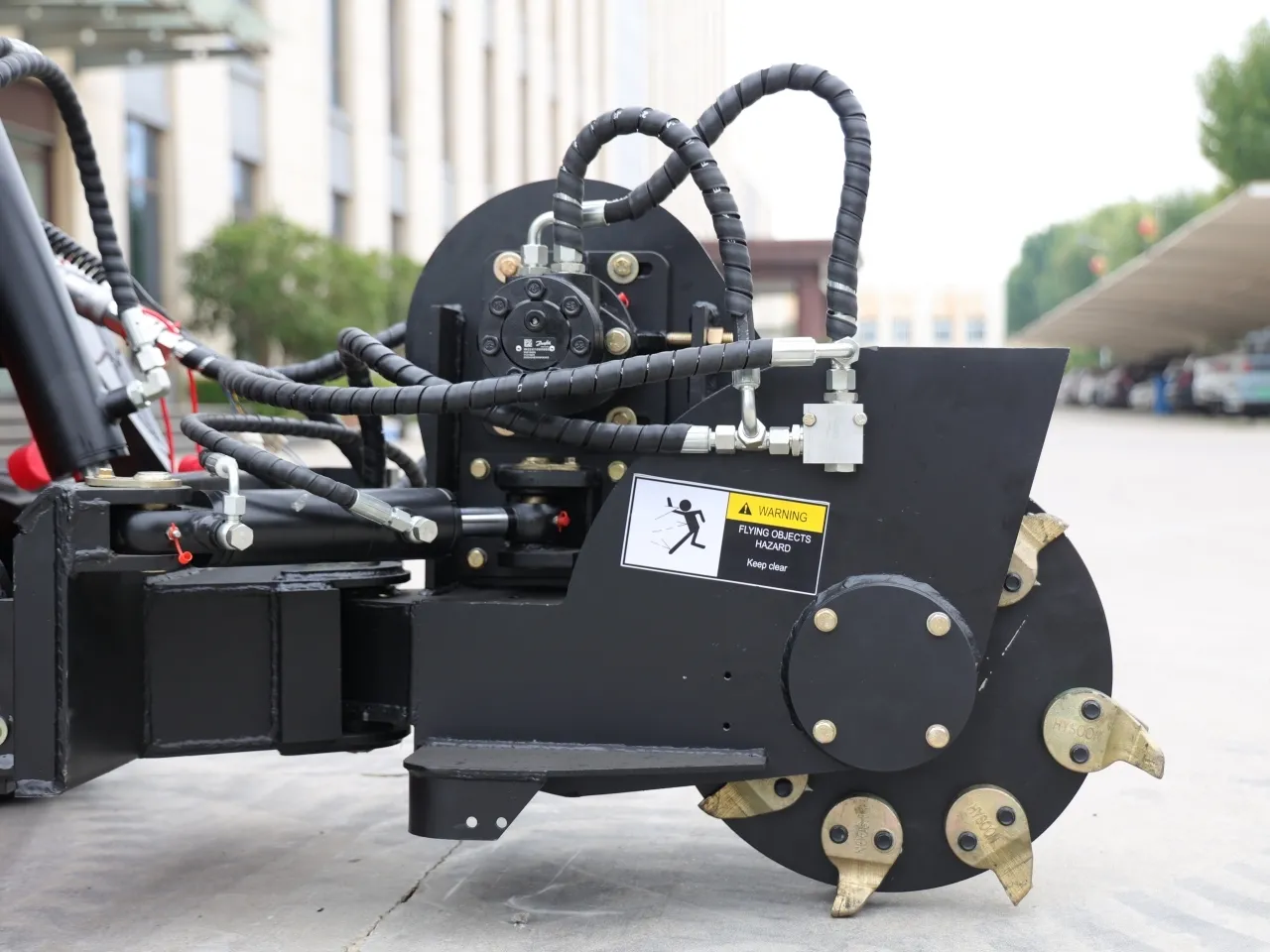 Skid Steer Loader Stump Grinder Attachment USA - Image 5