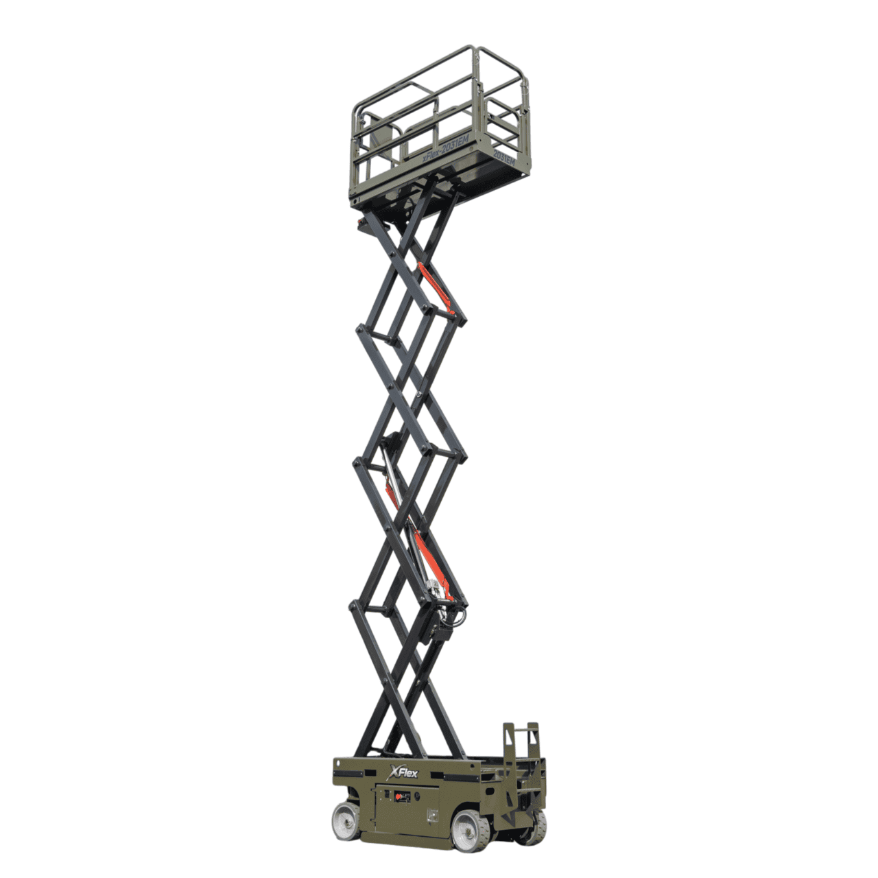 TYPHON xFLEX-2031EM 1.2 Ton Electric Mini Scissor Lift with 20ft Max Platform Height and 19.7″ Platform Extend - Image 6