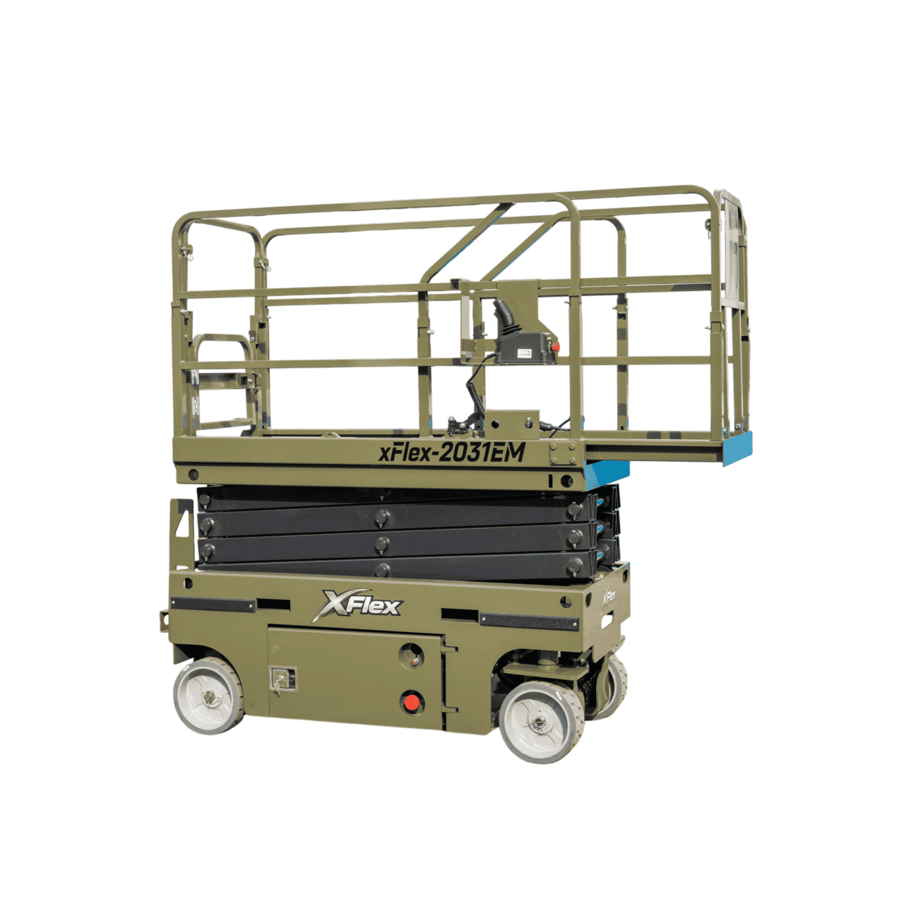 TYPHON xFLEX-2031EM 1.2 Ton Electric Mini Scissor Lift with 20ft Max Platform Height and 19.7″ Platform Extend - Image 20