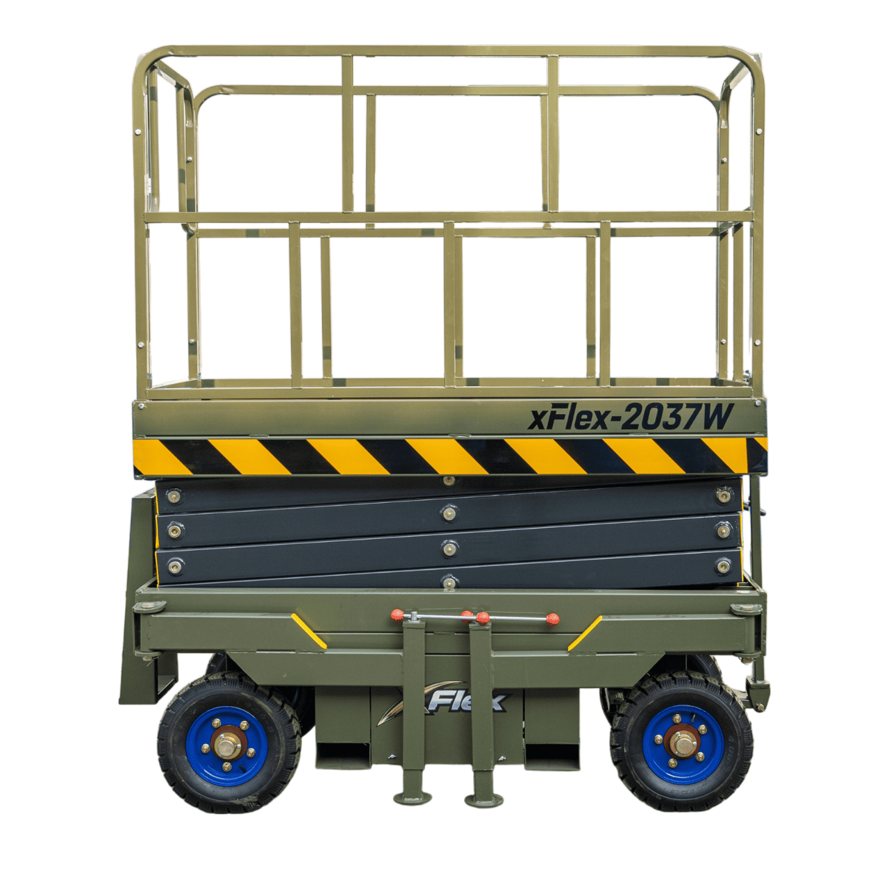 TYPHON xFlex-2037W Walk-Behind Scissor Lift comes with 20ft Working Height and Manual outriggers 1102 lbs load capacity 110V Electric - Image 8