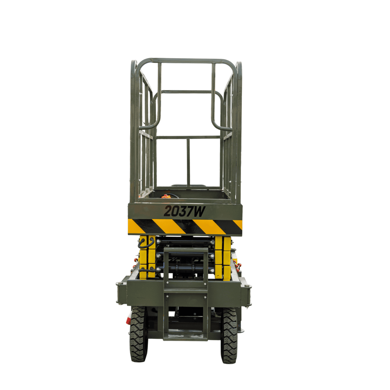 TYPHON xFlex-2037W Walk-Behind Scissor Lift comes with 20ft Working Height and Manual outriggers 1102 lbs load capacity 110V Electric - Image 11