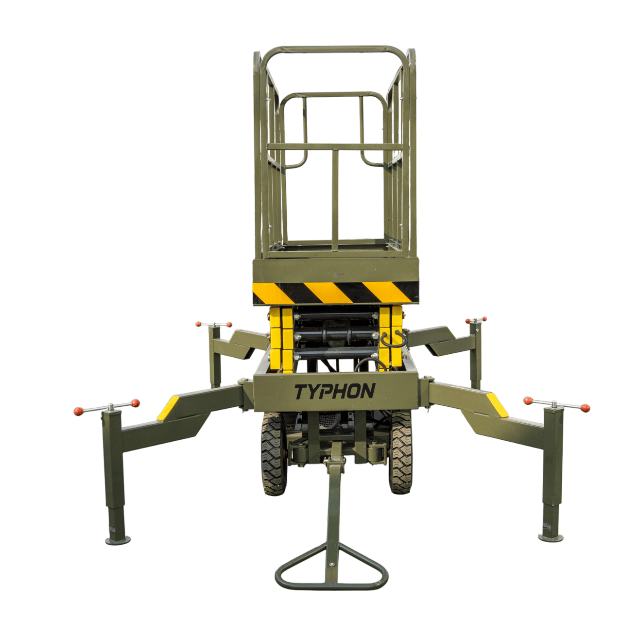 TYPHON xFlex-2037W Walk-Behind Scissor Lift comes with 20ft Working Height and Manual outriggers 1102 lbs load capacity 110V Electric - Image 17