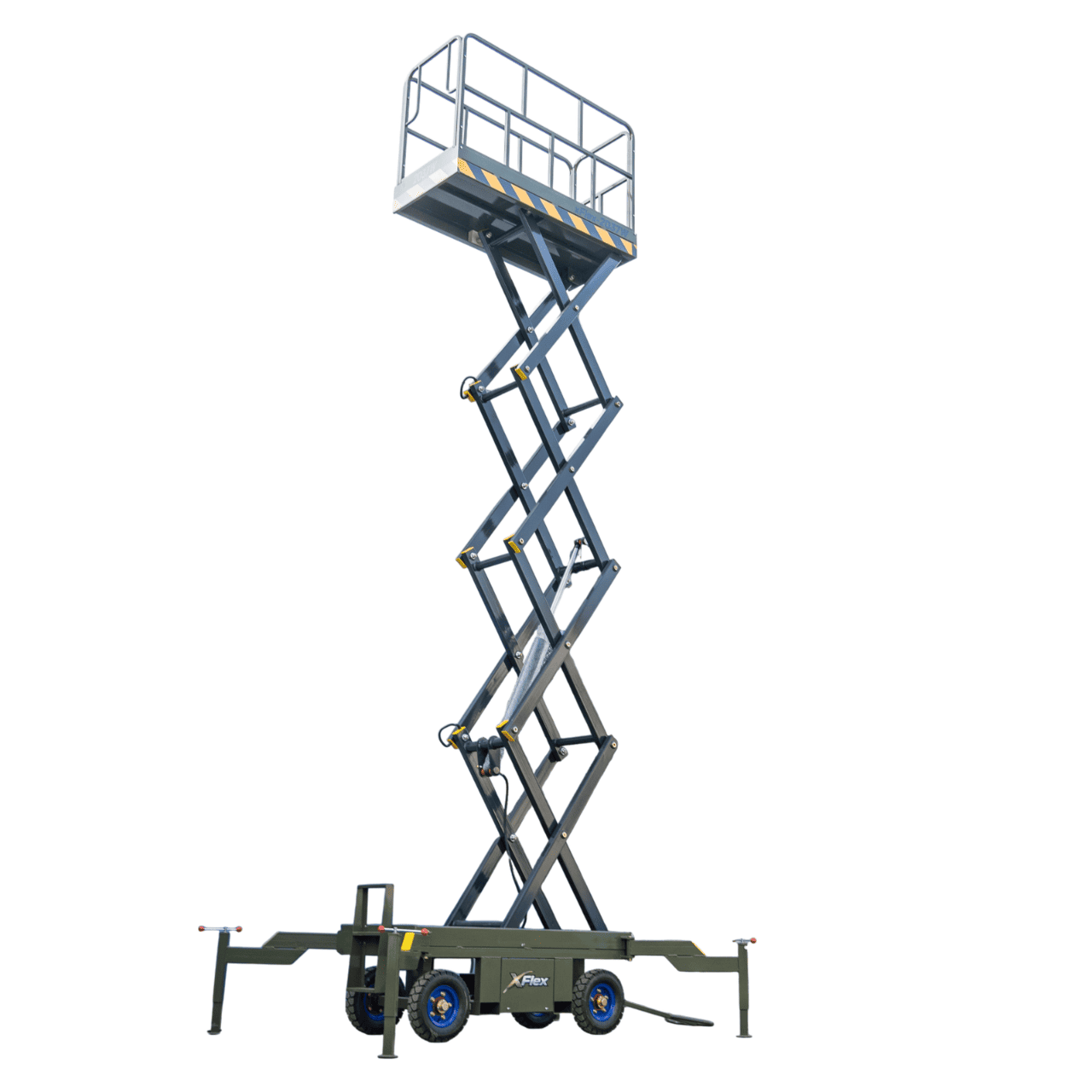 TYPHON xFlex-2037W Walk-Behind Scissor Lift comes with 20ft Working Height and Manual outriggers 1102 lbs load capacity 110V Electric - Image 19