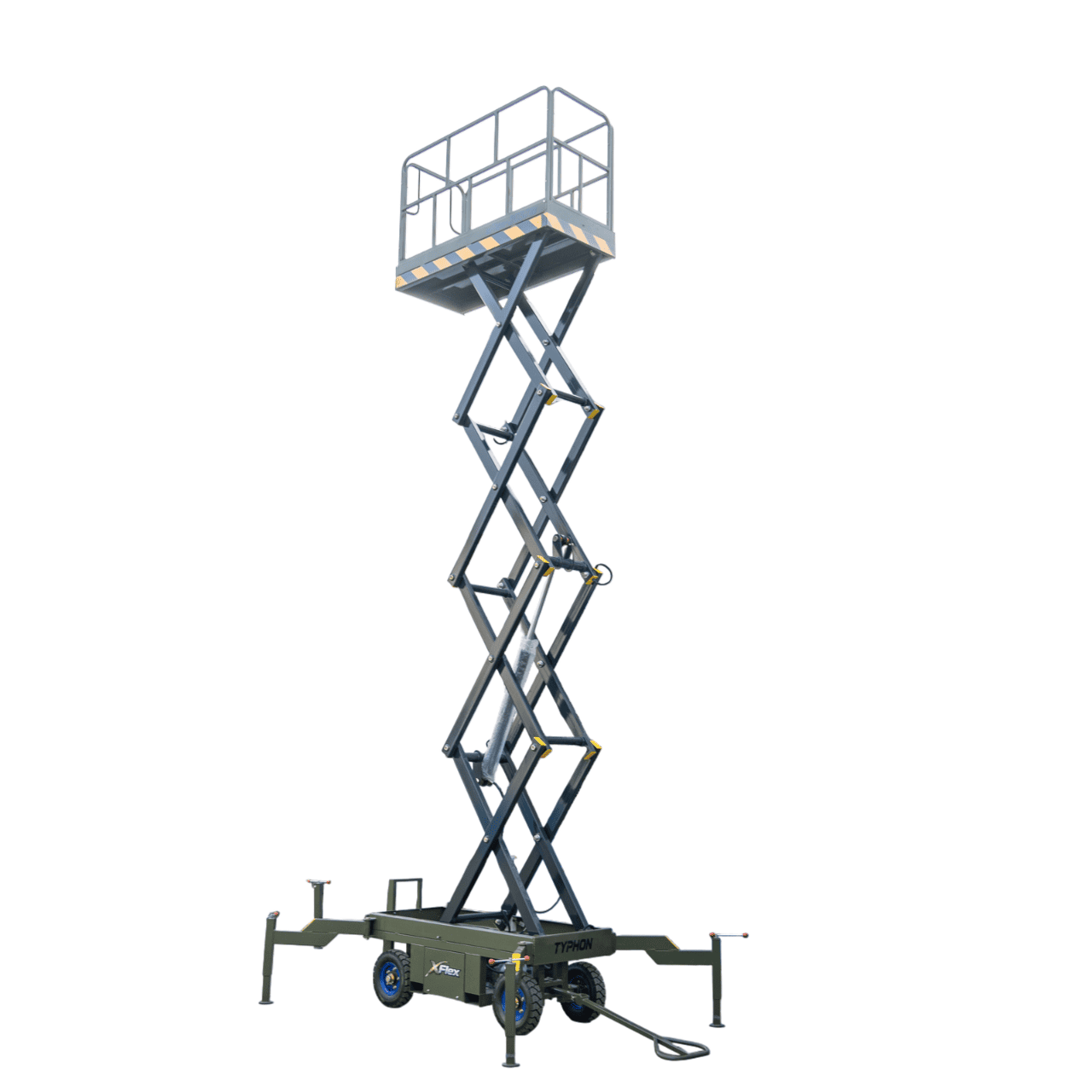 TYPHON xFlex-2037W Walk-Behind Scissor Lift comes with 20ft Working Height and Manual outriggers 1102 lbs load capacity 110V Electric - Image 20