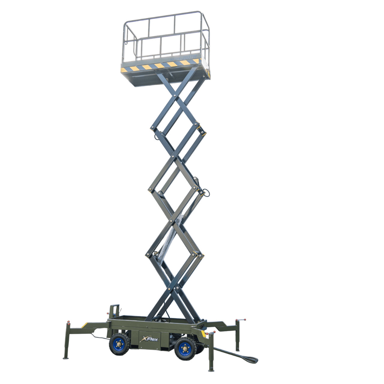 TYPHON xFlex-2037W Walk-Behind Scissor Lift comes with 20ft Working Height and Manual outriggers 1102 lbs load capacity 110V Electric - Image 21