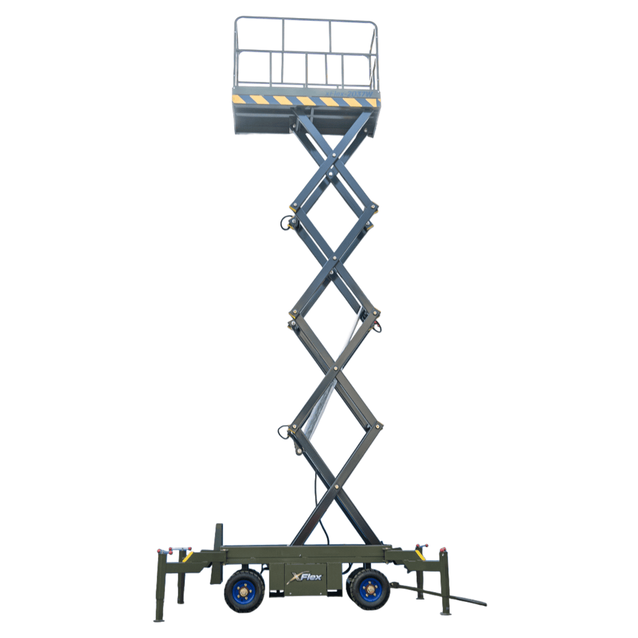 TYPHON xFlex-2037W Walk-Behind Scissor Lift comes with 20ft Working Height and Manual outriggers 1102 lbs load capacity 110V Electric - Image 22