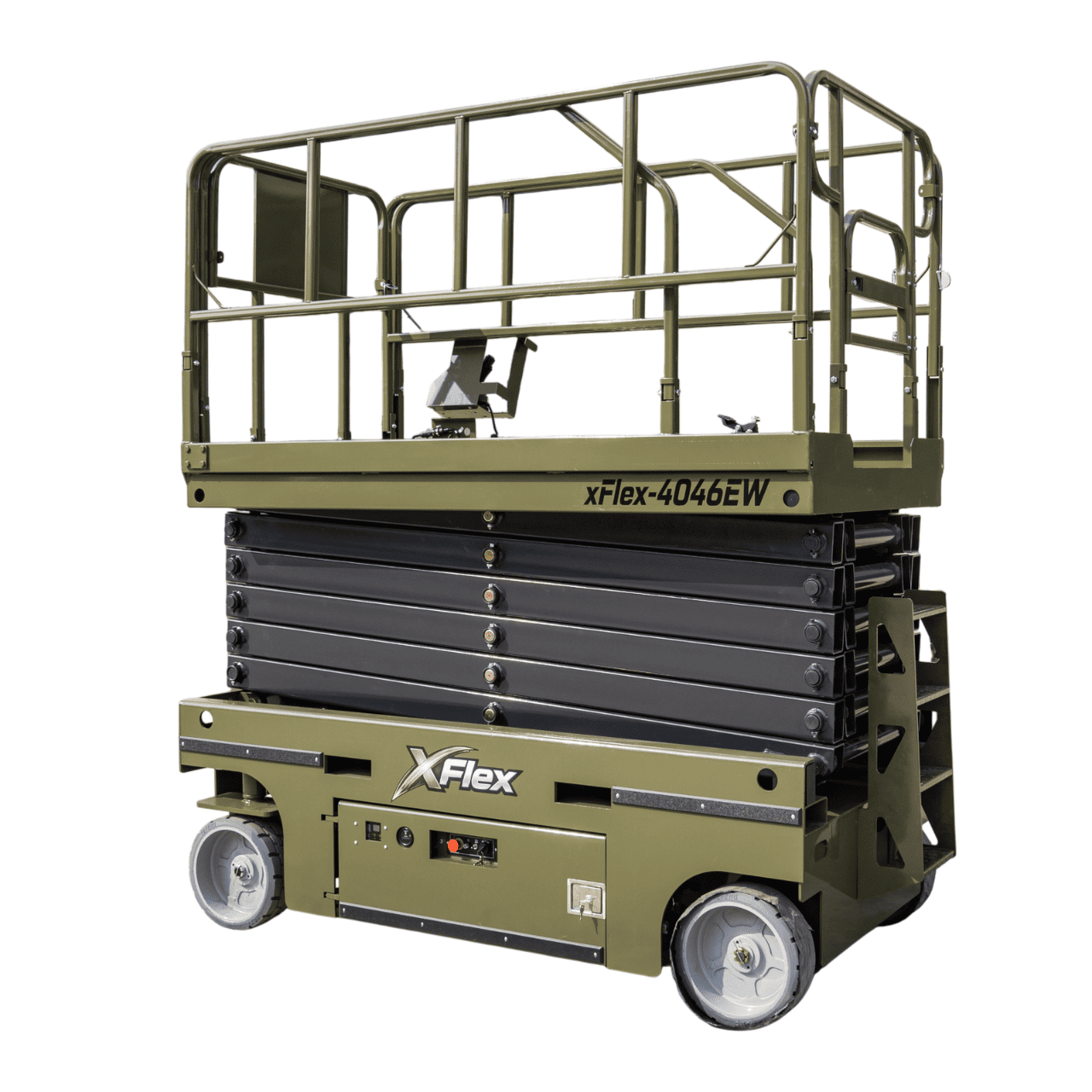 TYPHON xFlex-4046EW Electric Wheel Scissor Lift 2.6 Ton operating weight and 40ft platform height with 705lbs Load Capacity - Image 13
