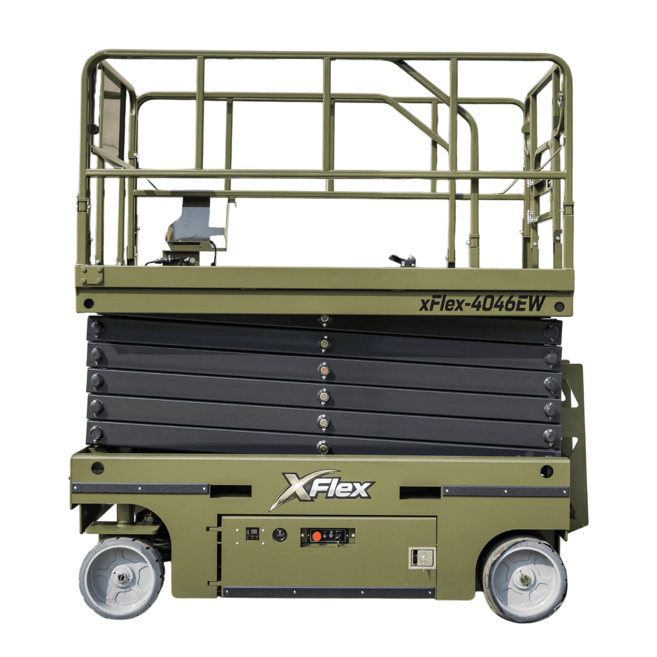 TYPHON xFlex-4046EW Electric Wheel Scissor Lift 2.6 Ton operating weight and 40ft platform height with 705lbs Load Capacity - Image 9
