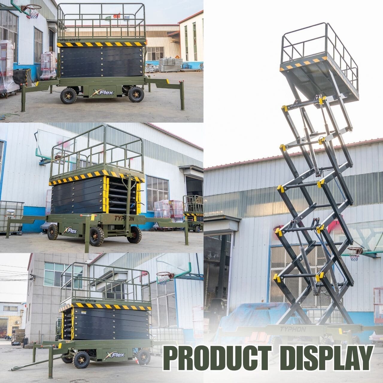 TYPHON xFlex 4065W Walk Behind Scissor Lift 2.7 Ton with Assisted Walking, Manual outriggers of 40 ft lifting Height & 110V Electric - Image 10