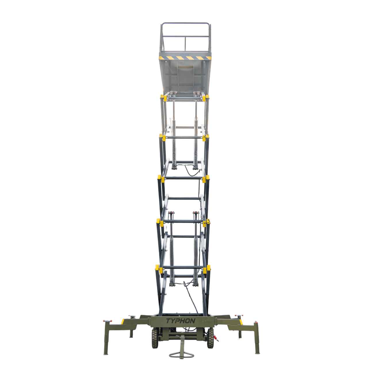 TYPHON xFlex 4065W Walk Behind Scissor Lift 2.7 Ton with Assisted Walking, Manual outriggers of 40 ft lifting Height & 110V Electric - Image 14