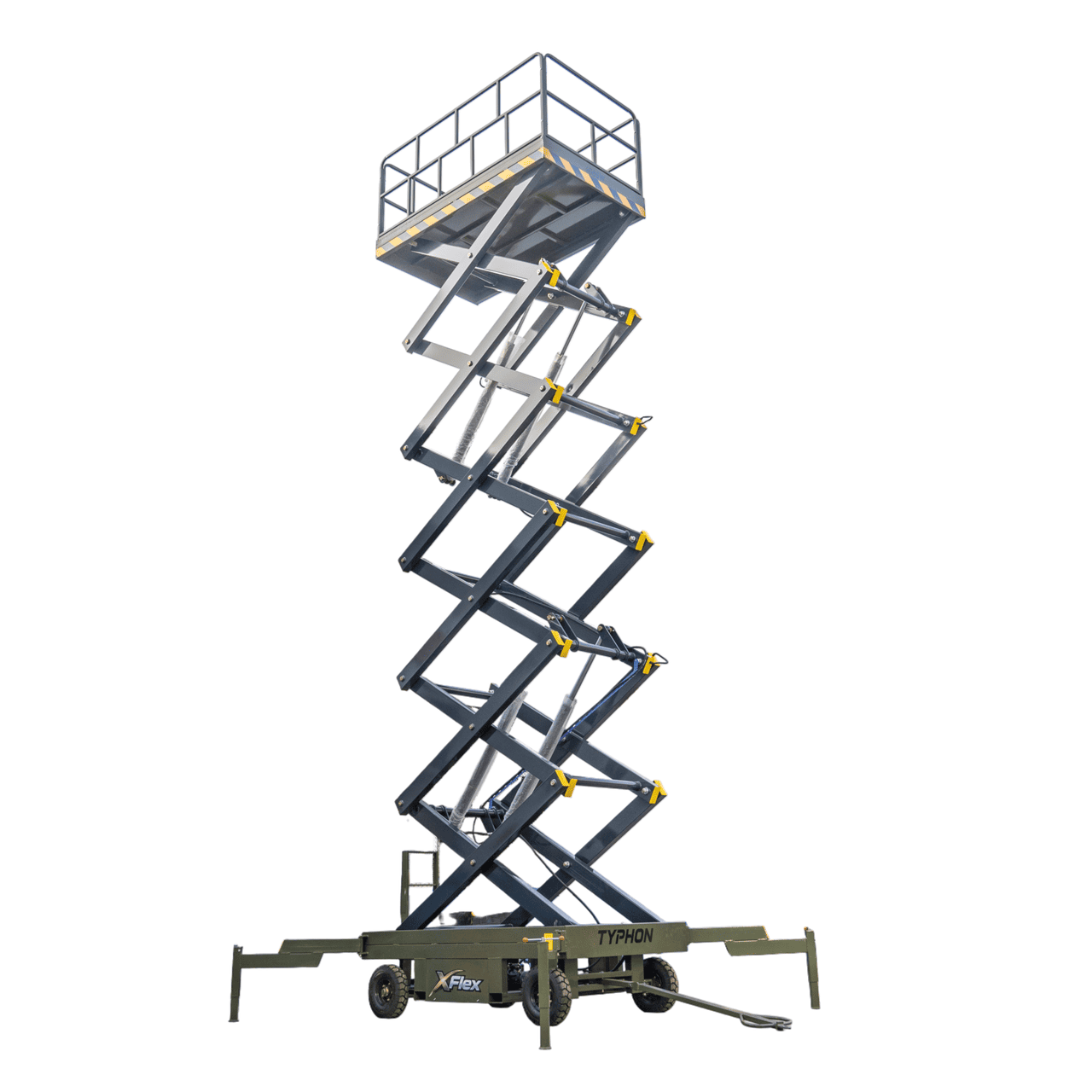 TYPHON xFlex 4065W Walk Behind Scissor Lift 2.7 Ton with Assisted Walking, Manual outriggers of 40 ft lifting Height & 110V Electric - Image 15