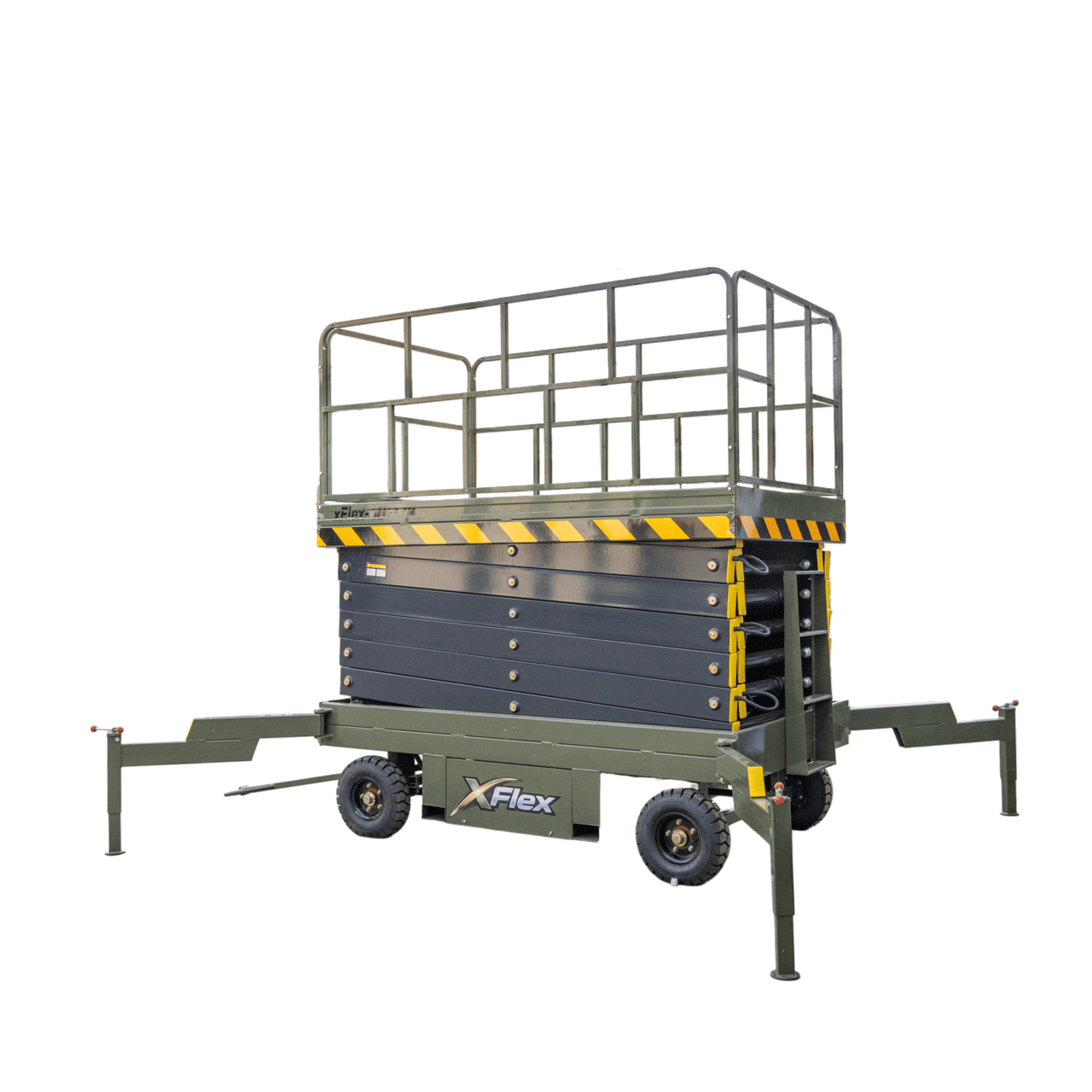 TYPHON xFlex 4065W Walk Behind Scissor Lift 2.7 Ton with Assisted Walking, Manual outriggers of 40 ft lifting Height & 110V Electric - Image 16