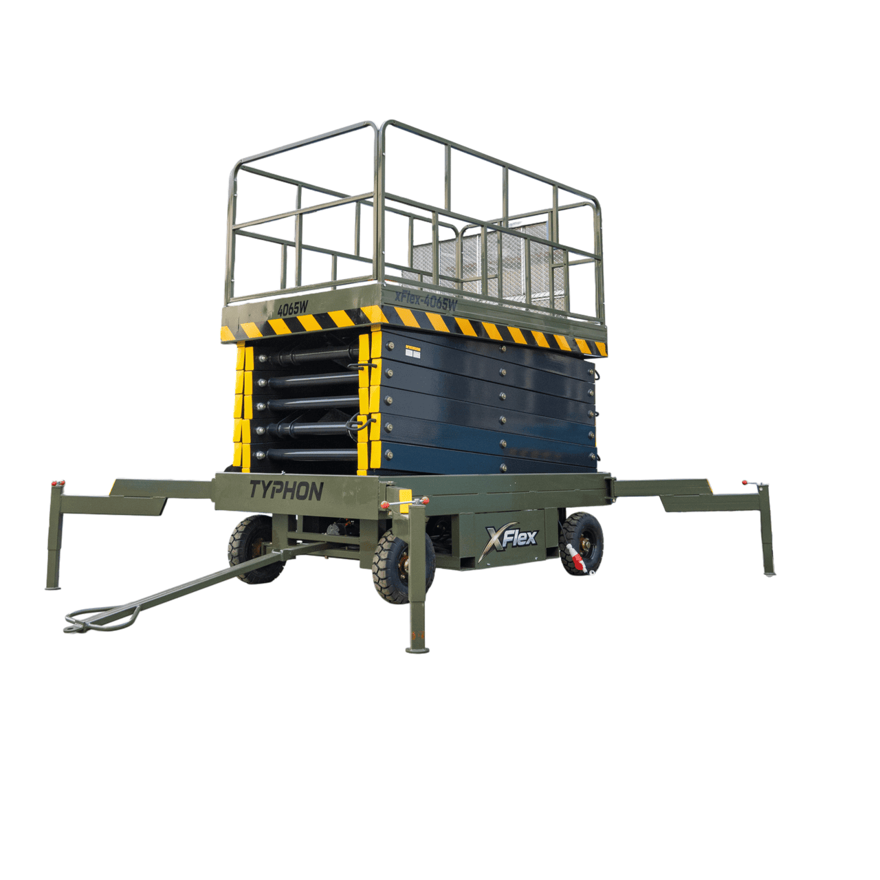 TYPHON xFlex 4065W Walk Behind Scissor Lift 2.7 Ton with Assisted Walking, Manual outriggers of 40 ft lifting Height & 110V Electric - Image 18