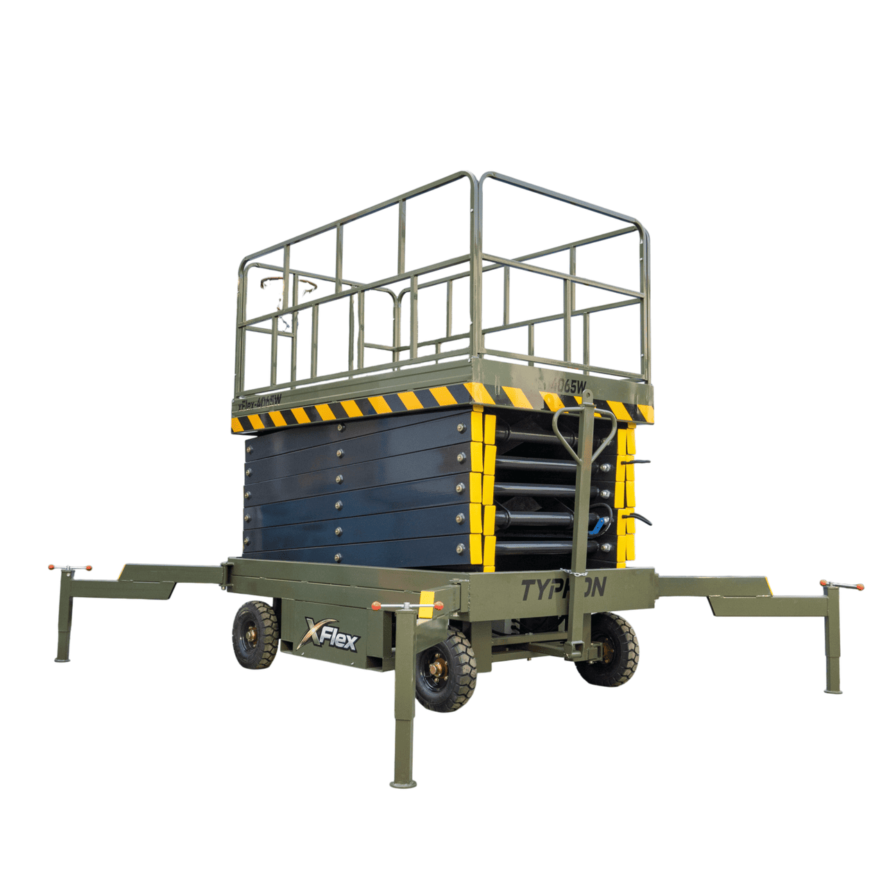 TYPHON xFlex 4065W Walk Behind Scissor Lift 2.7 Ton with Assisted Walking, Manual outriggers of 40 ft lifting Height & 110V Electric - Image 20