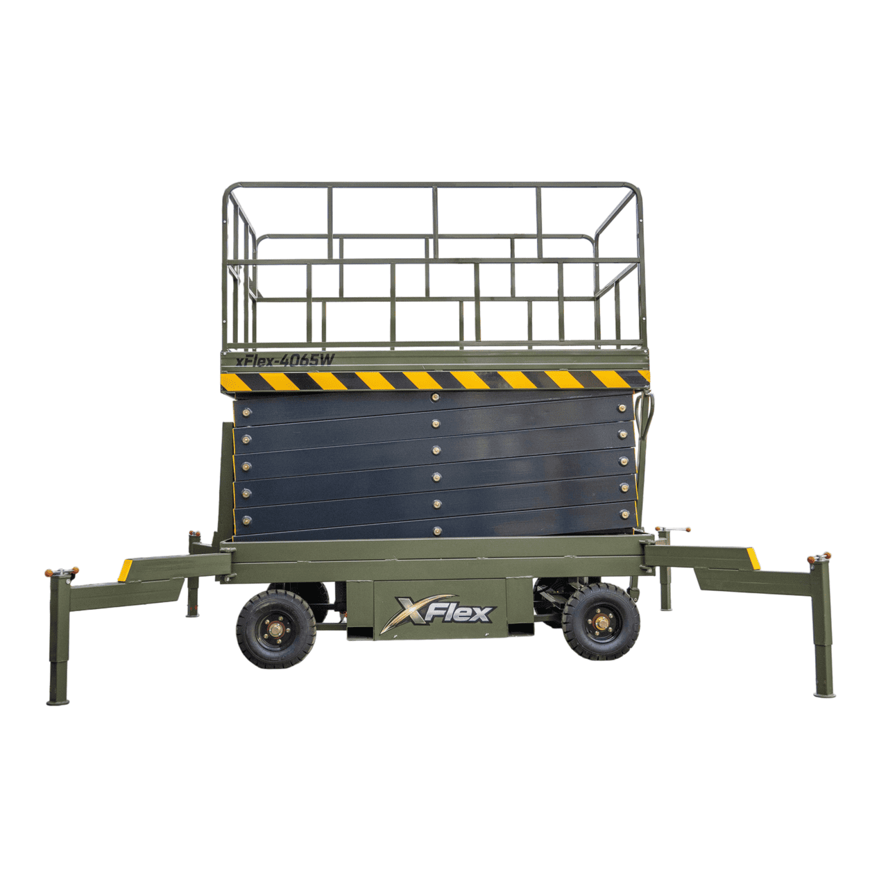 TYPHON xFlex 4065W Walk Behind Scissor Lift 2.7 Ton with Assisted Walking, Manual outriggers of 40 ft lifting Height & 110V Electric - Image 21