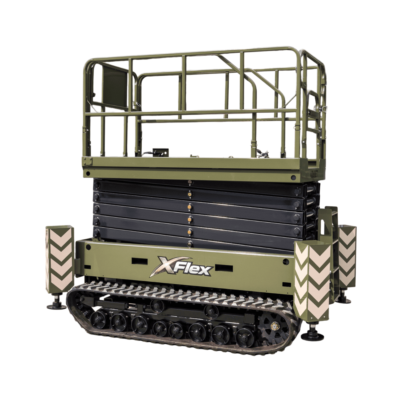 TYPHON xFlex 4068ET Electric Rubber Track Scissor Lift 3.2 Ton with 5.4HP Hydraulic Pump Motor Drive and Hydraulic Lifting Cylinder, 40 ft Max Lifting Height - Image 14