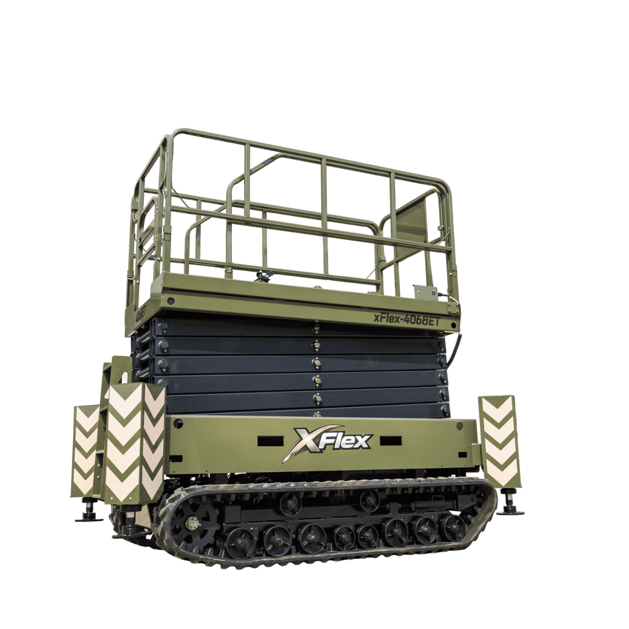 TYPHON xFlex 4068ET Electric Rubber Track Scissor Lift 3.2 Ton with 5.4HP Hydraulic Pump Motor Drive and Hydraulic Lifting Cylinder, 40 ft Max Lifting Height - Image 15