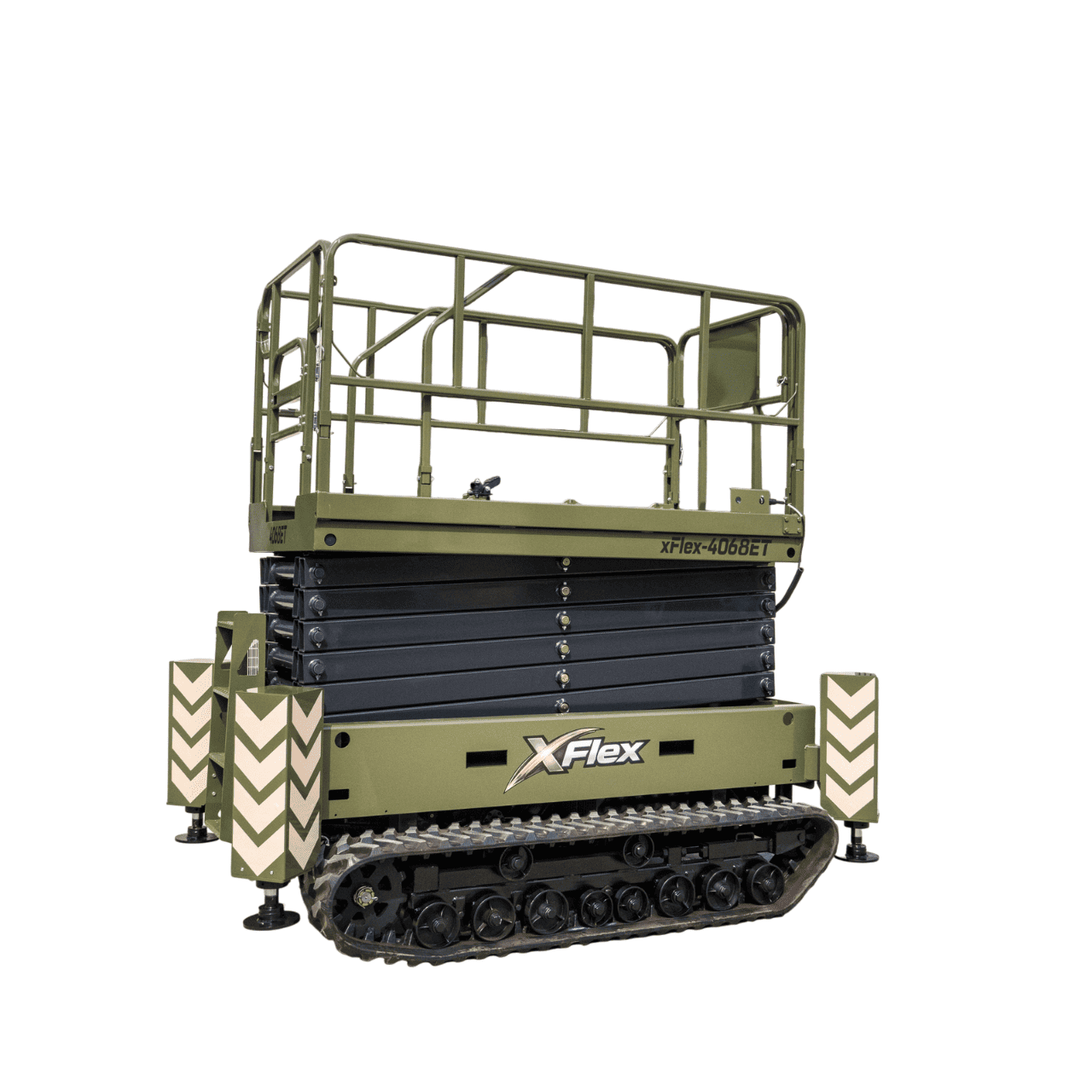 TYPHON xFlex 4068ET Electric Rubber Track Scissor Lift 3.2 Ton with 5.4HP Hydraulic Pump Motor Drive and Hydraulic Lifting Cylinder, 40 ft Max Lifting Height - Image 17