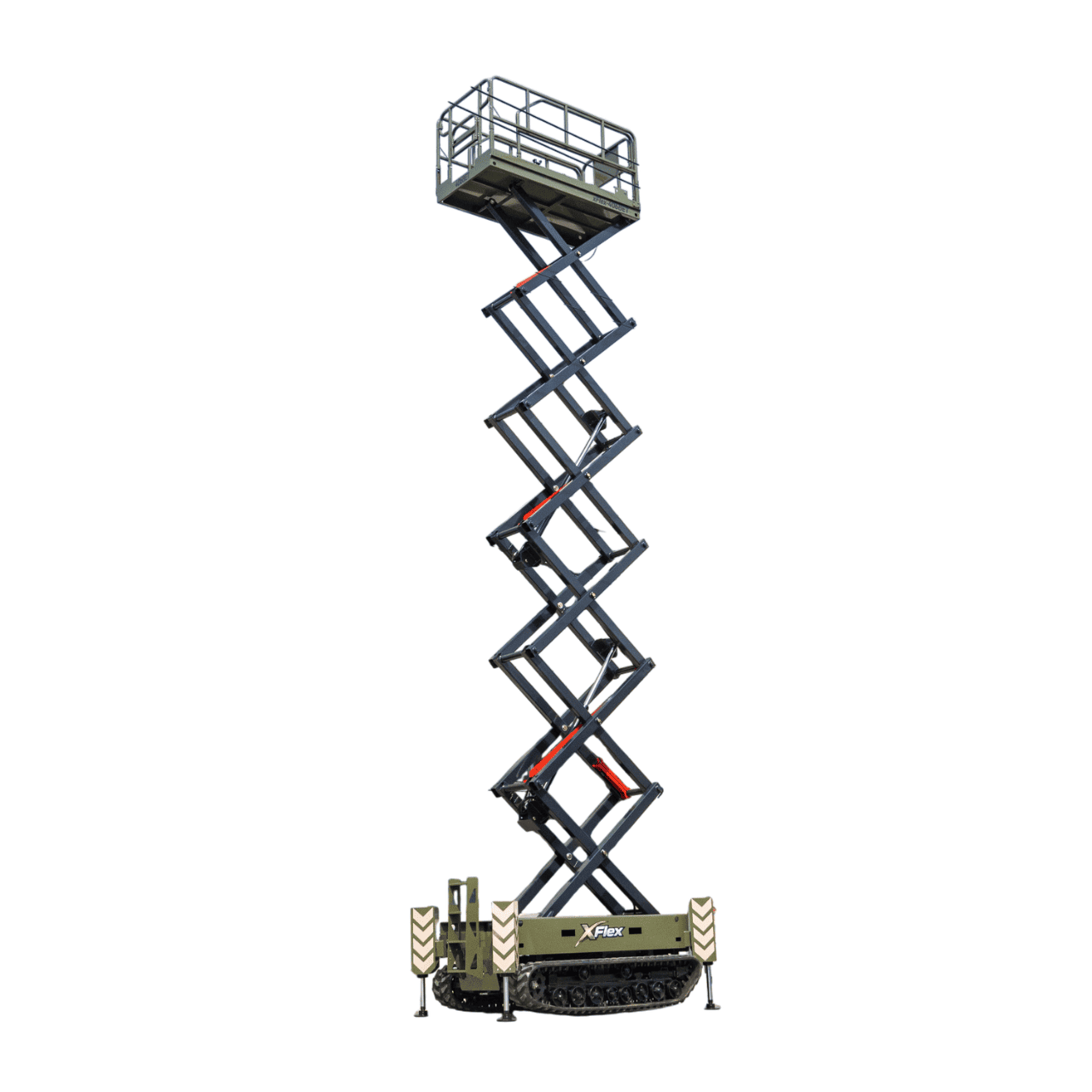 TYPHON xFlex 4068ET Electric Rubber Track Scissor Lift 3.2 Ton with 5.4HP Hydraulic Pump Motor Drive and Hydraulic Lifting Cylinder, 40 ft Max Lifting Height - Image 22