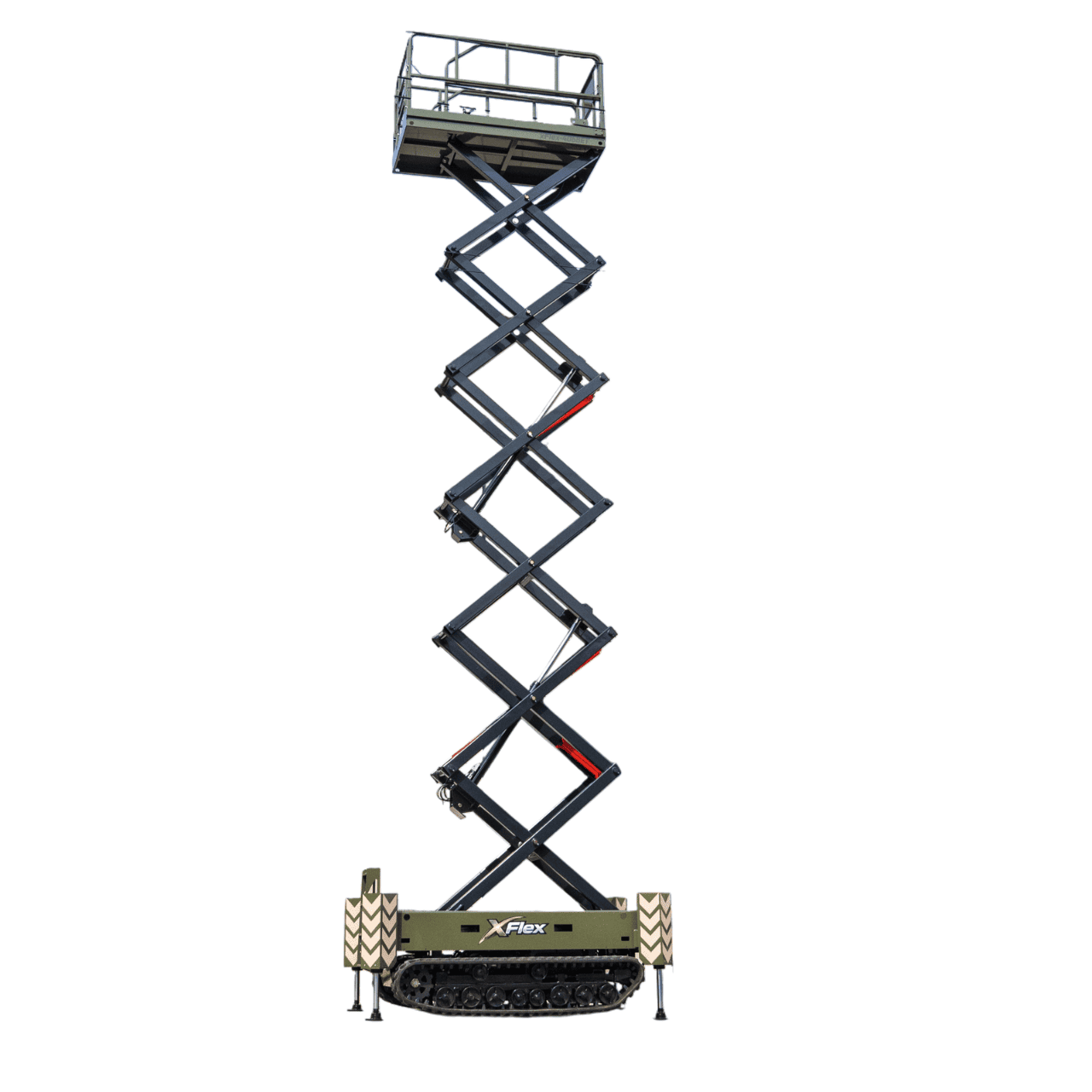 TYPHON xFlex 4068ET Electric Rubber Track Scissor Lift 3.2 Ton with 5.4HP Hydraulic Pump Motor Drive and Hydraulic Lifting Cylinder, 40 ft Max Lifting Height - Image 23