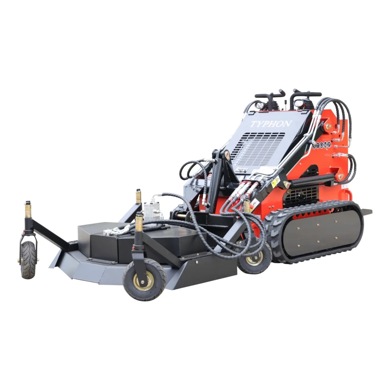Skid Steer Loader Lawn Mower Attachment USA