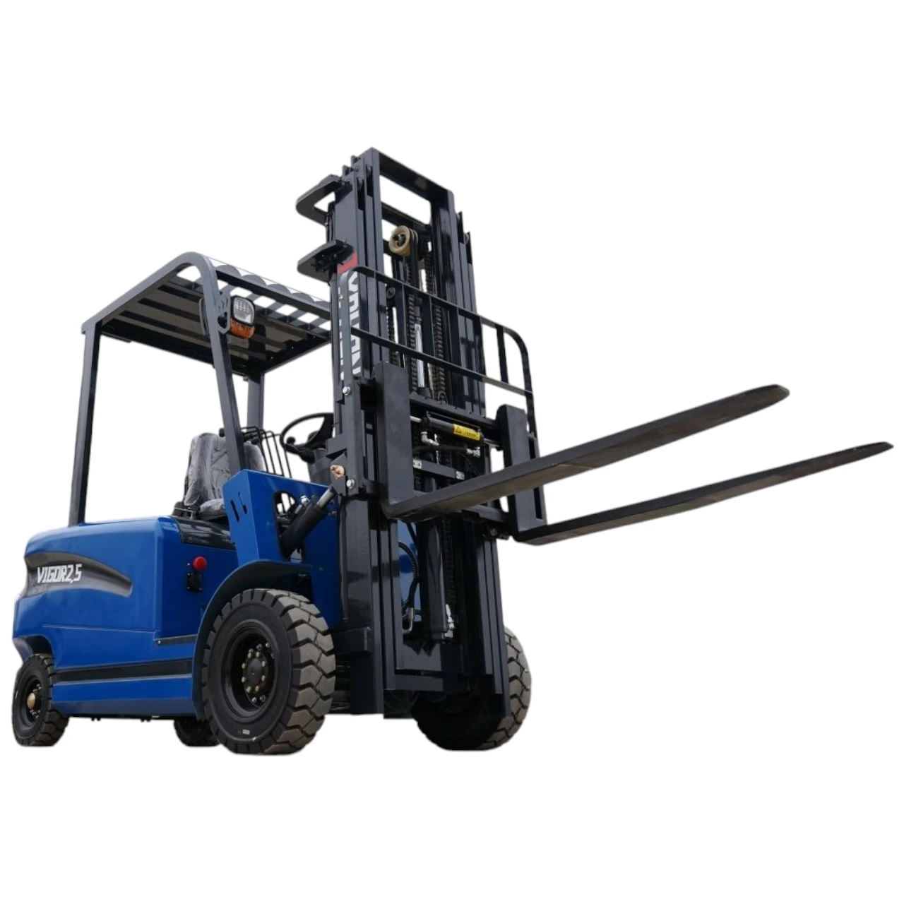 New TYPHON VIGOR 2.5 Blue Electric Forklift 2.5 Ton Lifter Lift Truck Jitney Hi-Lo