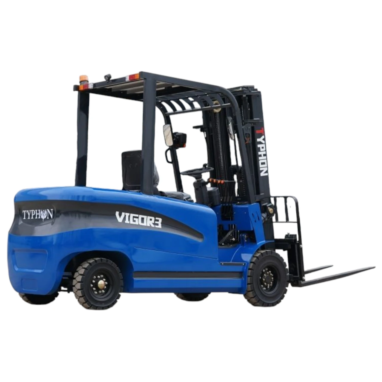 New TYPHON VIGOR 3.0 Blue Electric Forklift 3 Ton Lifter Lift Truck Jitney Hi-Lo