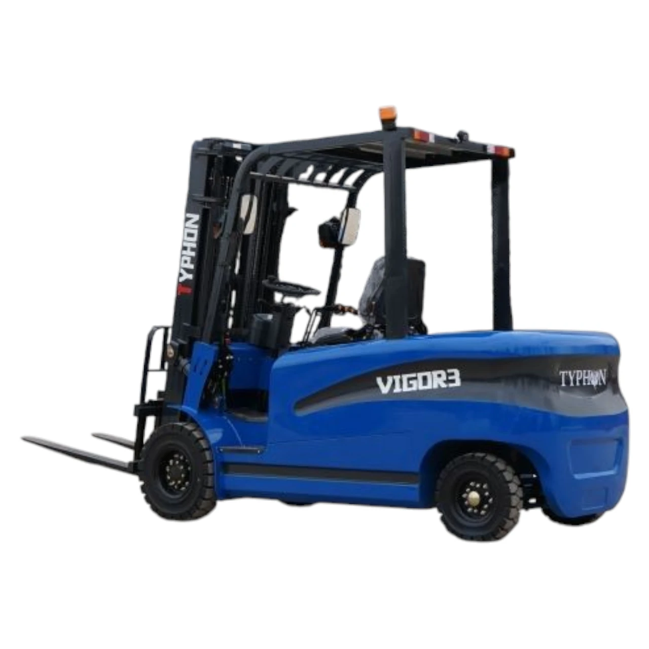 New TYPHON VIGOR 3.0 Blue Electric Forklift 3 Ton Lifter Lift Truck Jitney Hi-Lo