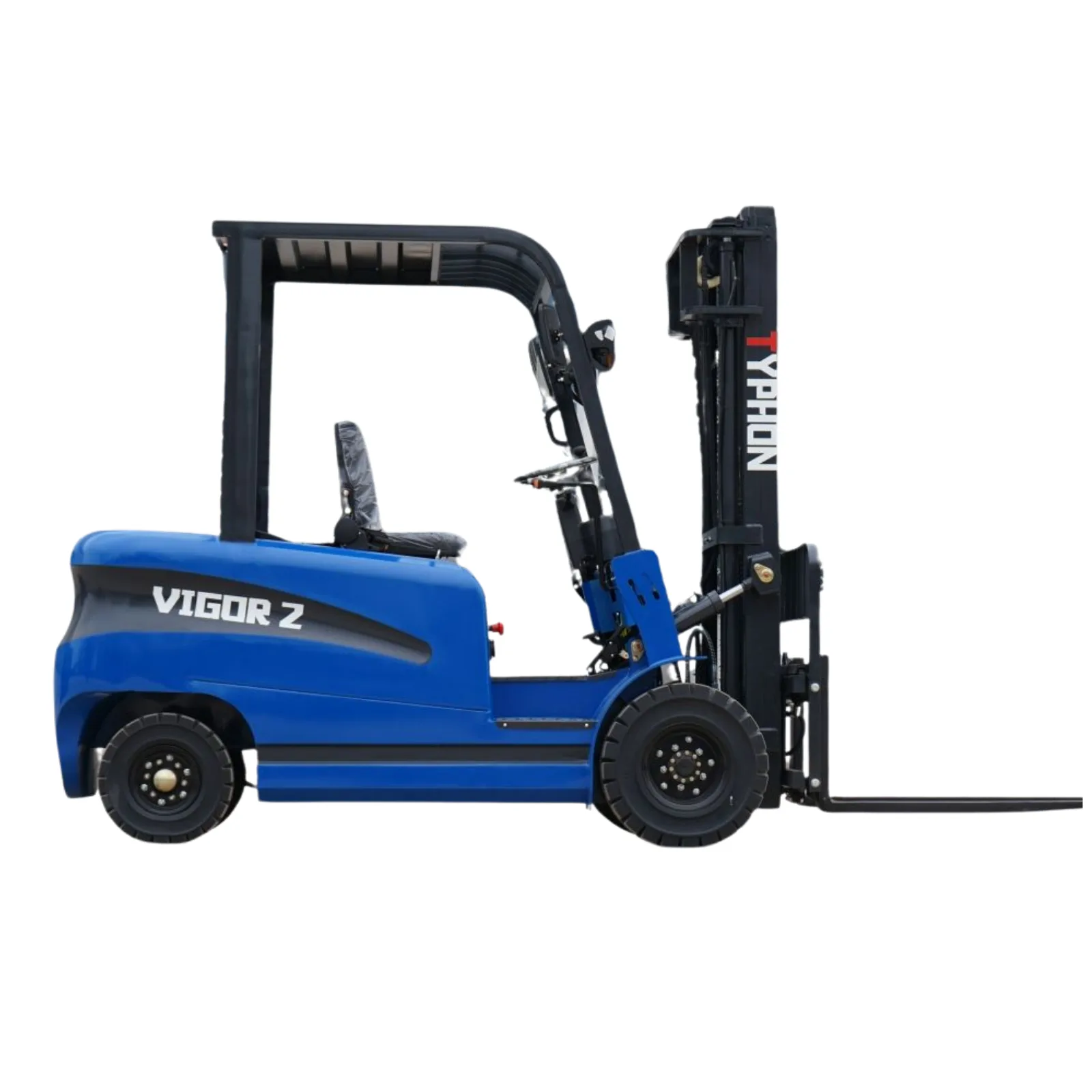 New TYPHON VIGOR 2 Blue Electric Forklift 2 Ton Lifter Lift Truck Jitney Hi-Lo