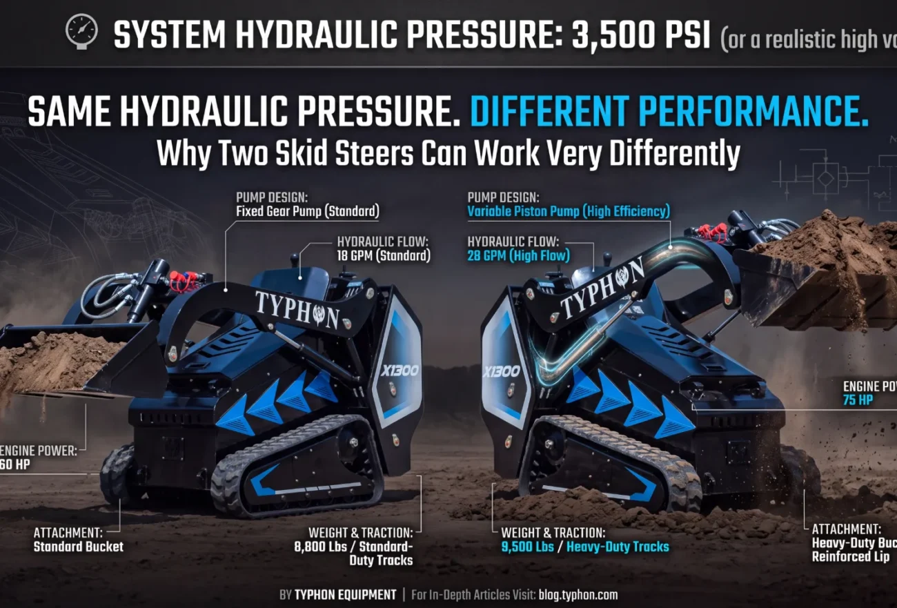 Why Two Skid Steers With Similar Hydraulic Pressure Can Have Different Performance