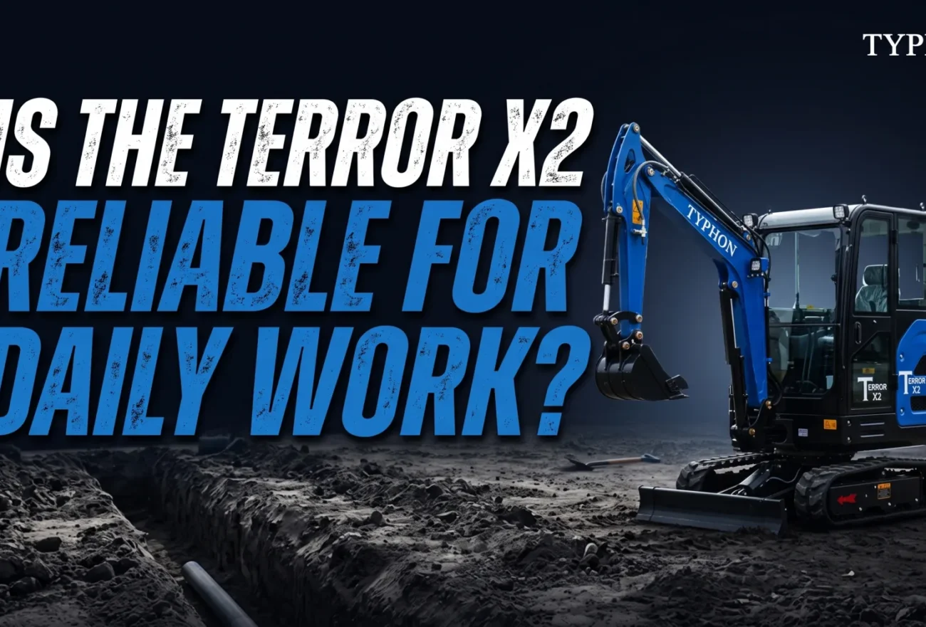 Is the TYPHON TERROR X2 Compact Mini Excavator Reliable for Daily Work?