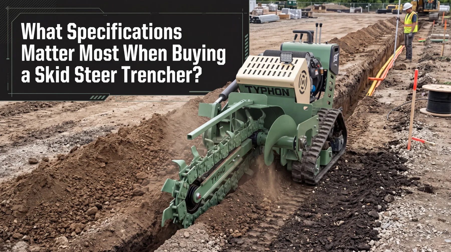 What Specifications Matter Most When Buying a Skid Steer Trencher?