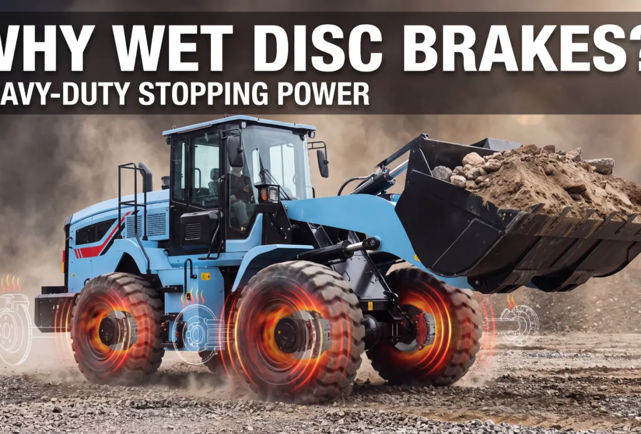 Why Wet Disc Brakes Matter for Heavy Wheel Loader Operation